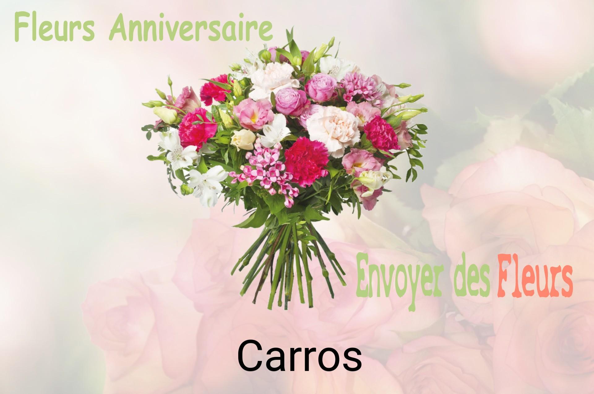 Bouquet de fleurs d’anniversaire livré à Carros